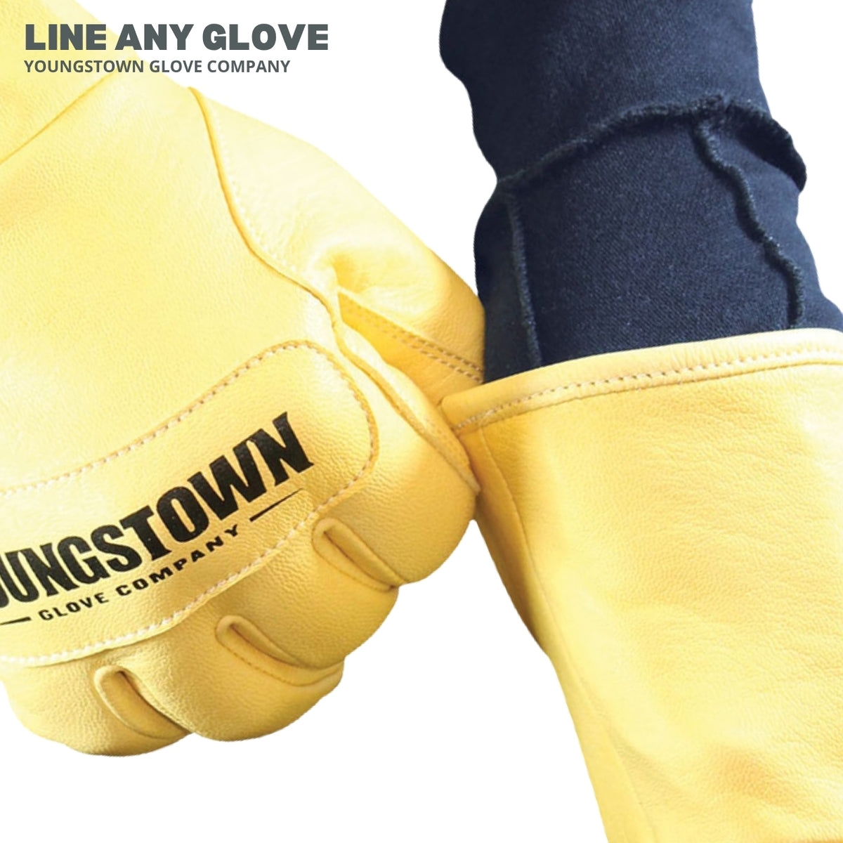 Navy glove liner - line any glove