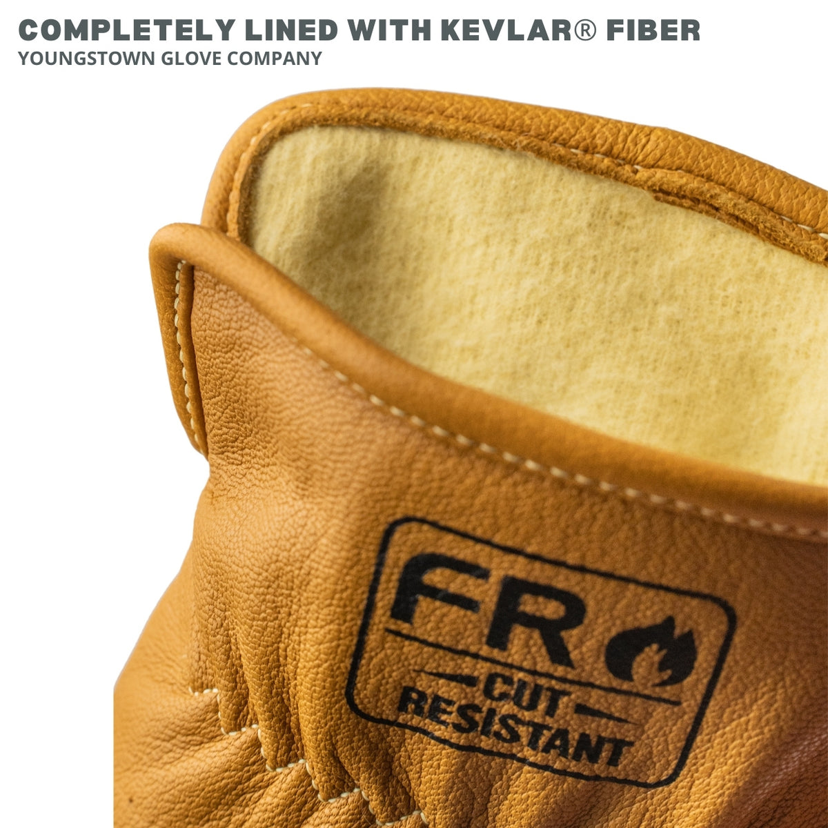 FR Fleece Ground Glove with Kevlar Completely Lined with Kevlar Fiber