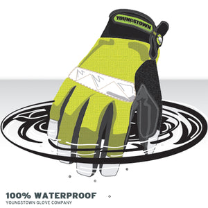 08-3710-10 Youngstown Safety Lime Winter Glove - 100% Waterproof