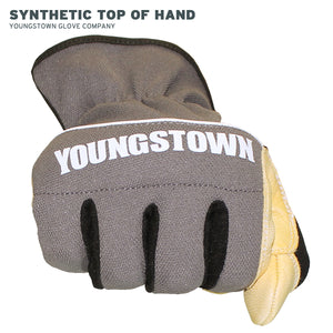 12-3180-70 Youngstown Hybrid Plus Glove - Synthetic Top of Hand