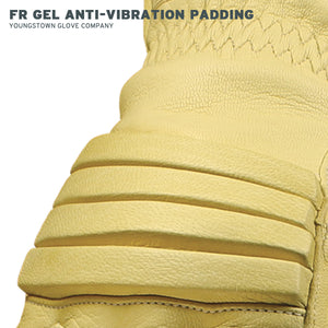 11-3210-10 Youngstown Knuckle Buster Anti Vibration Glove - FR Gel Anti-Vibration Padding close up