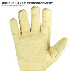 12-3365-60 Youngstown FR Ground Glove - Double Layer Reinforcement