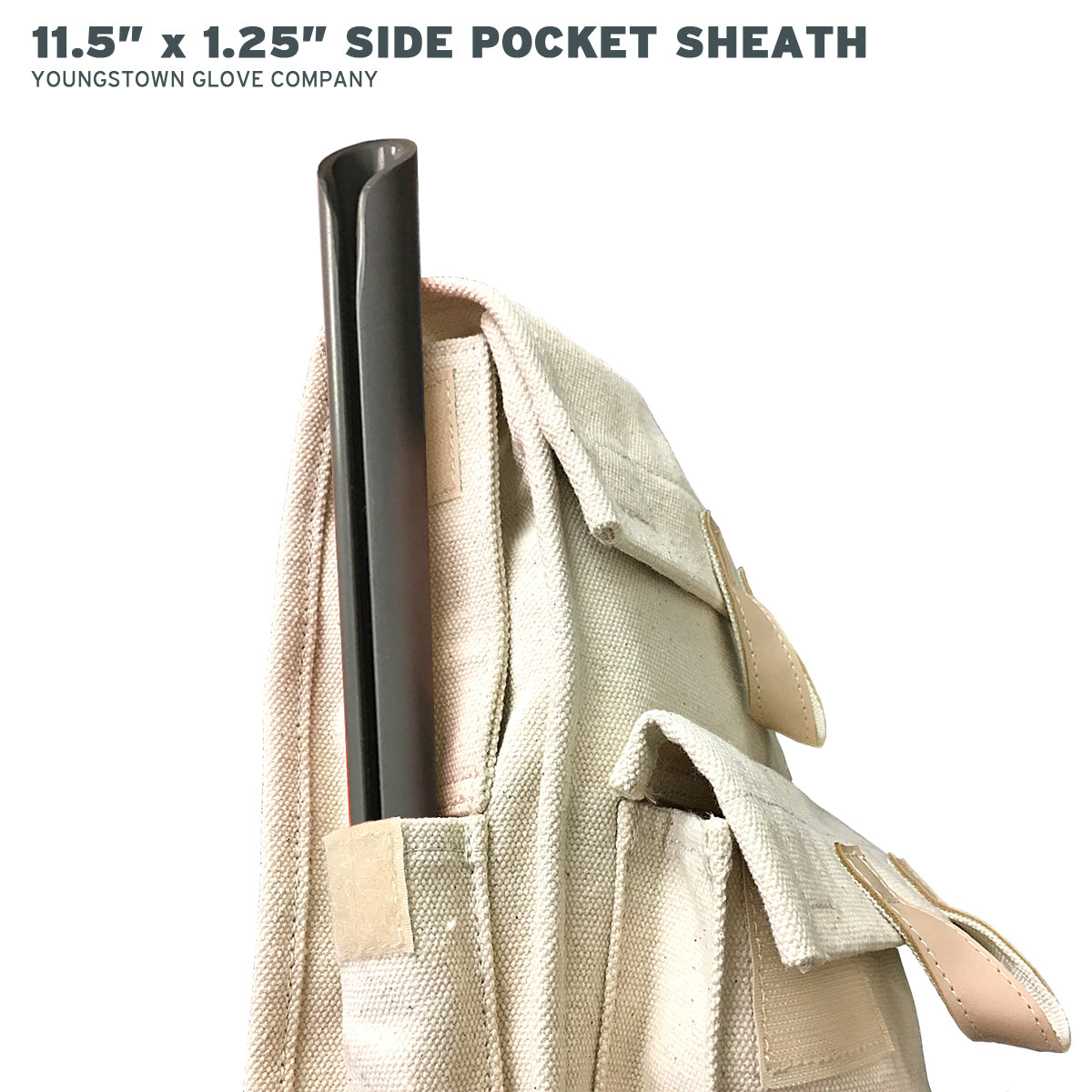 210-16 Youngstown 16" Lineman Bag - Side Pocket Sheath