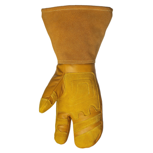 Women's Premium Winter Gloves - Waterproof Thermal Gloves With Zip Pocket, Mustard Yellow & White, For Ladies And Teens