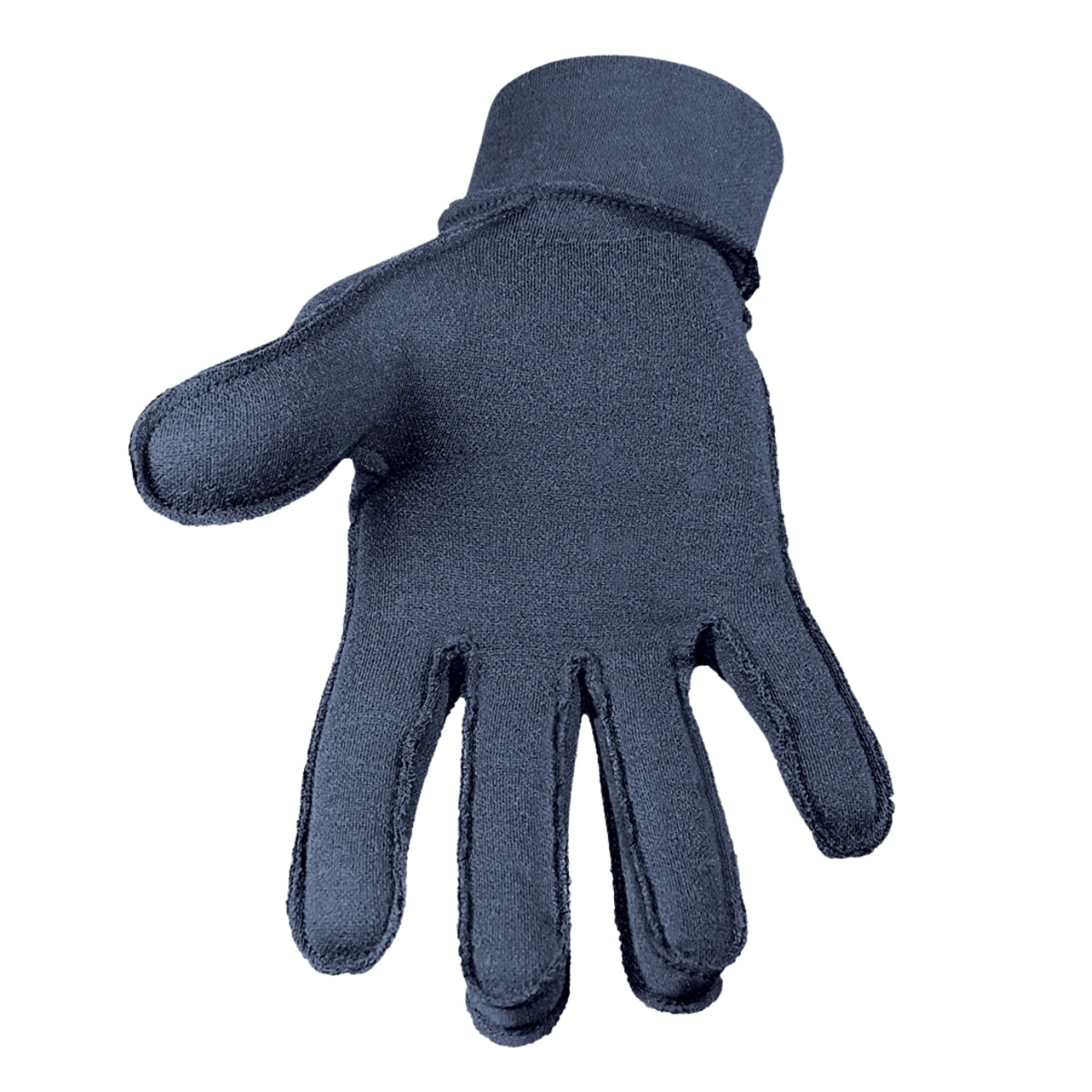 Navy glove liner palm
