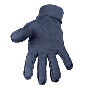 Navy glove liner palm