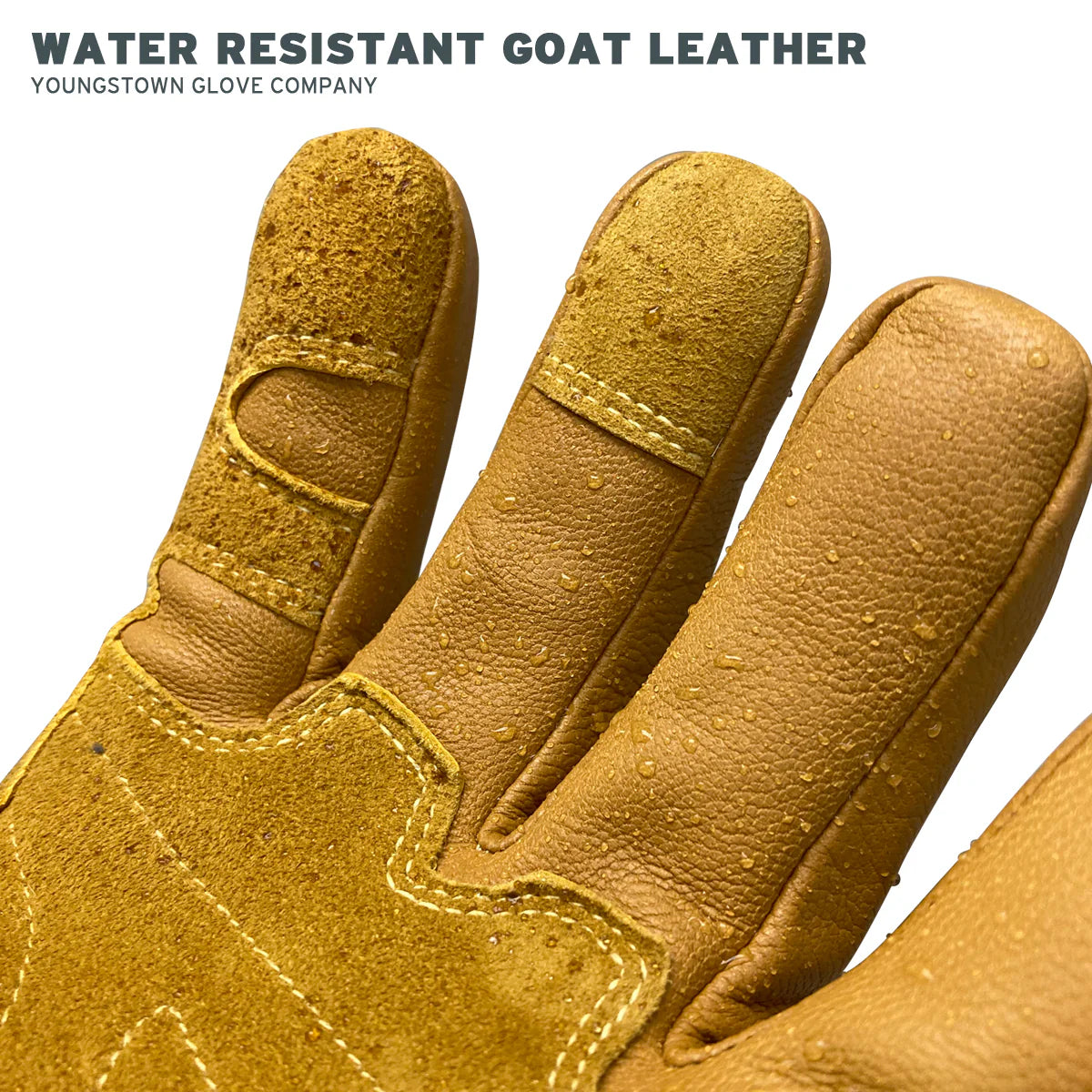 FR Fleece Ground Glove with Kevlar Water Resistant Goat Leather