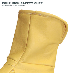 11-3245-60 Youngstown Leather Utility Plus Glove - Four inch Safety Cuff