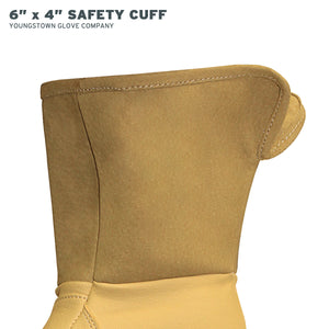 11-3255-60 Youngstown Leather Utility WC Glove - Safety Cuff