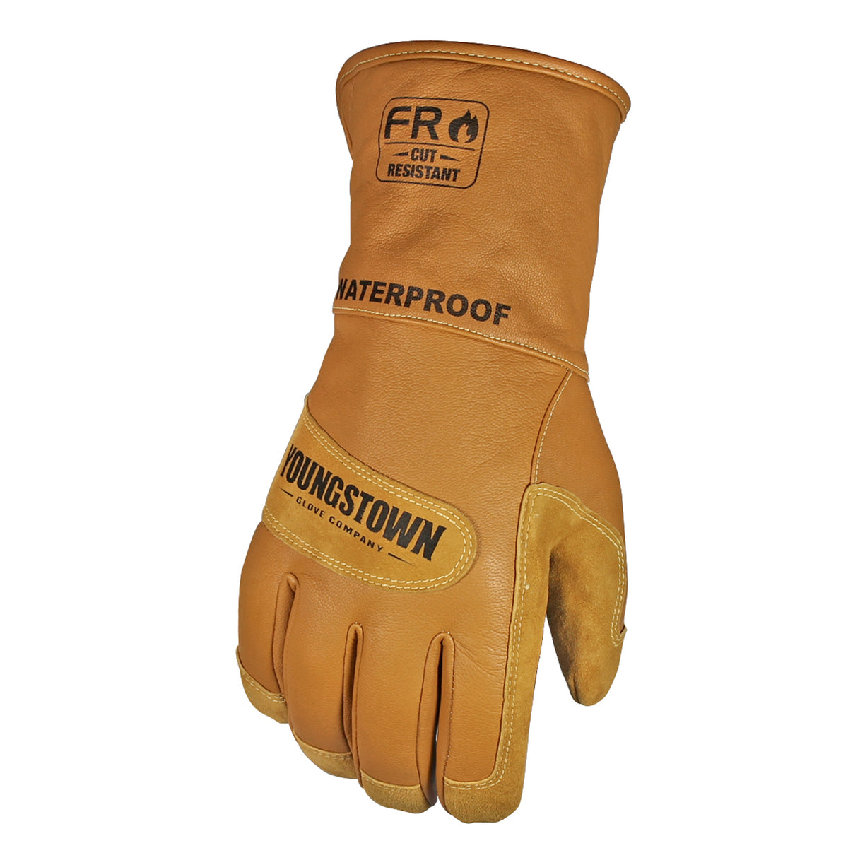 Heavy Duty Mechanical Cut Resistant High Visible Gloves Shock