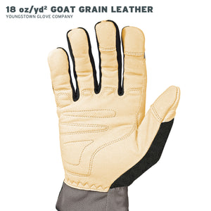 12-3180-70 Youngstown Hybrid Plus Glove - Goat Grain Leather