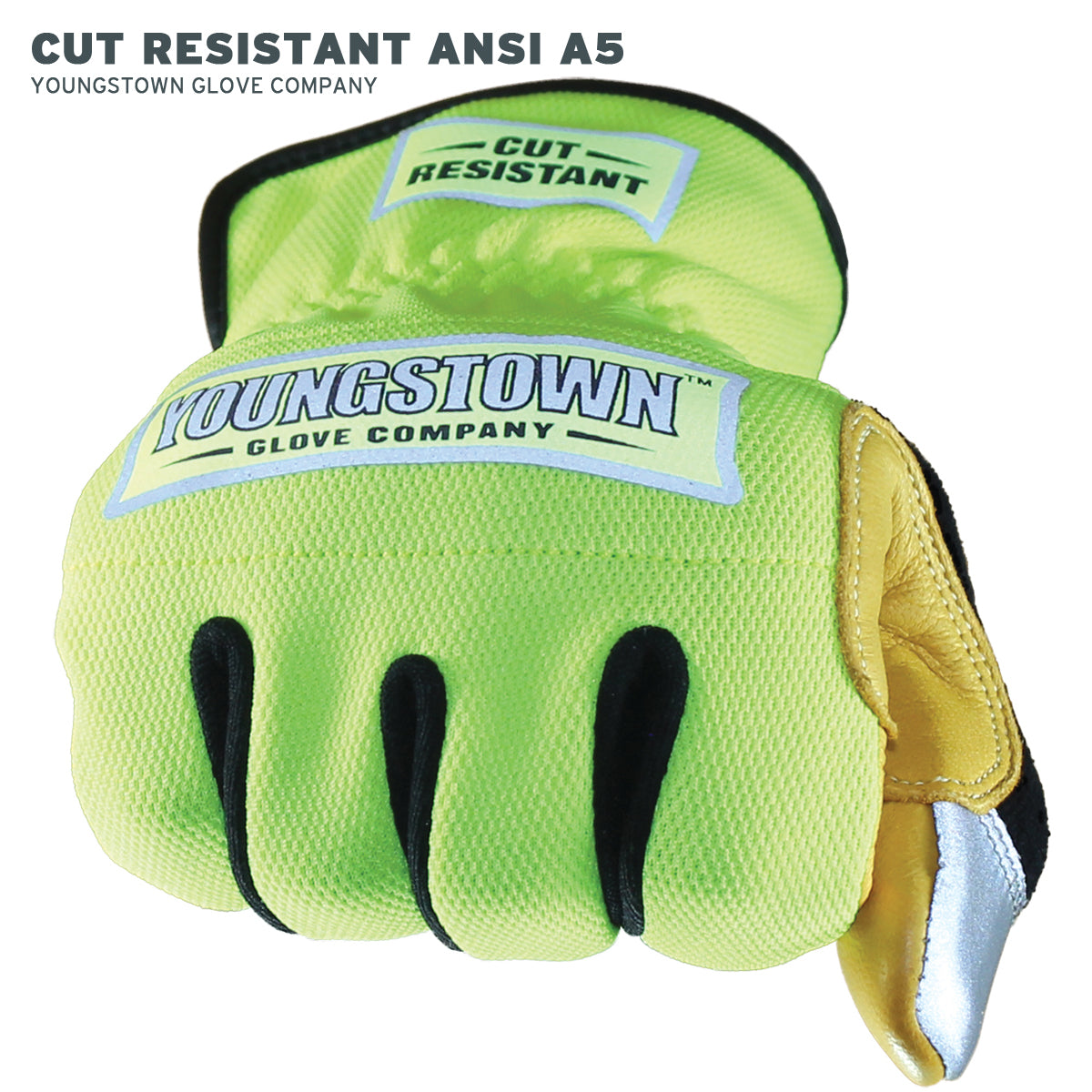 Cut Resistant Safety Lime Hybrid - Youngstown
