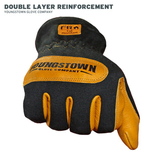 12-3270-80 Youngstown FR Mechanics Hybrid Glove - Double Layer Reinforcement
