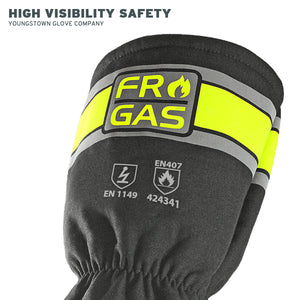 12-3390-60 Youngstown FR Emergency Gas Glove - High Visibility Safety