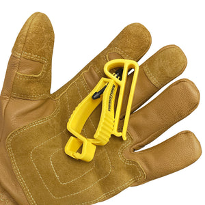 Glove Clip in palm of glove