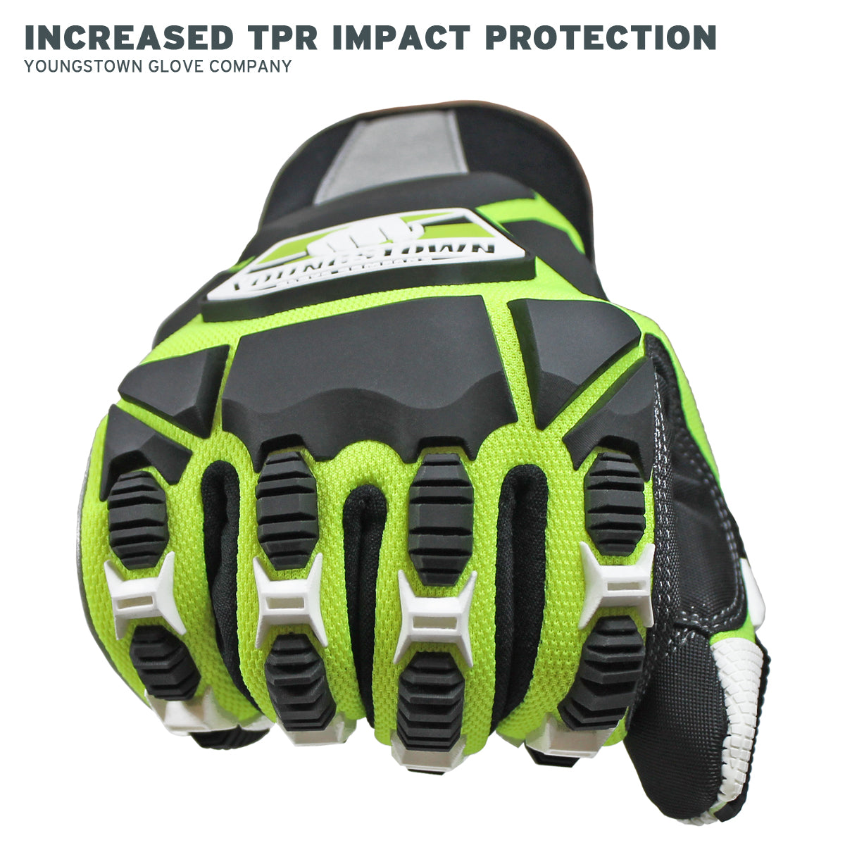 Powerful Grip TPR Impact Resistant Gloves For Oil & Gas Industry