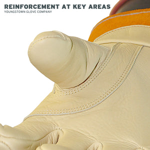 Youngstown 12” Primary Protector Leather Glove - Reinforcement at Key Areas